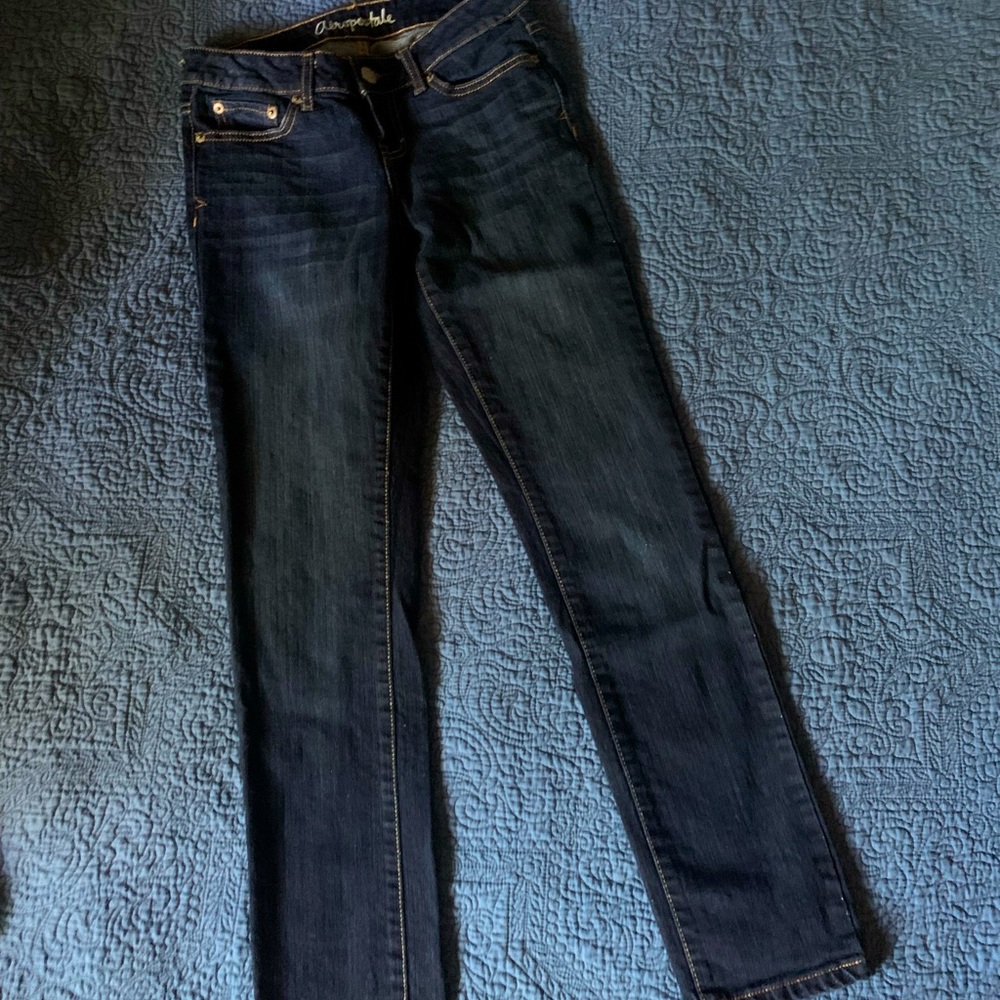Aeropostale Skinny Short Dark Wash Jeans